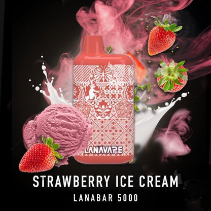 LANABAR-5000PUFF-STRAWBERRY-ICE-CREAM-singapore-vape-delivery-shop
