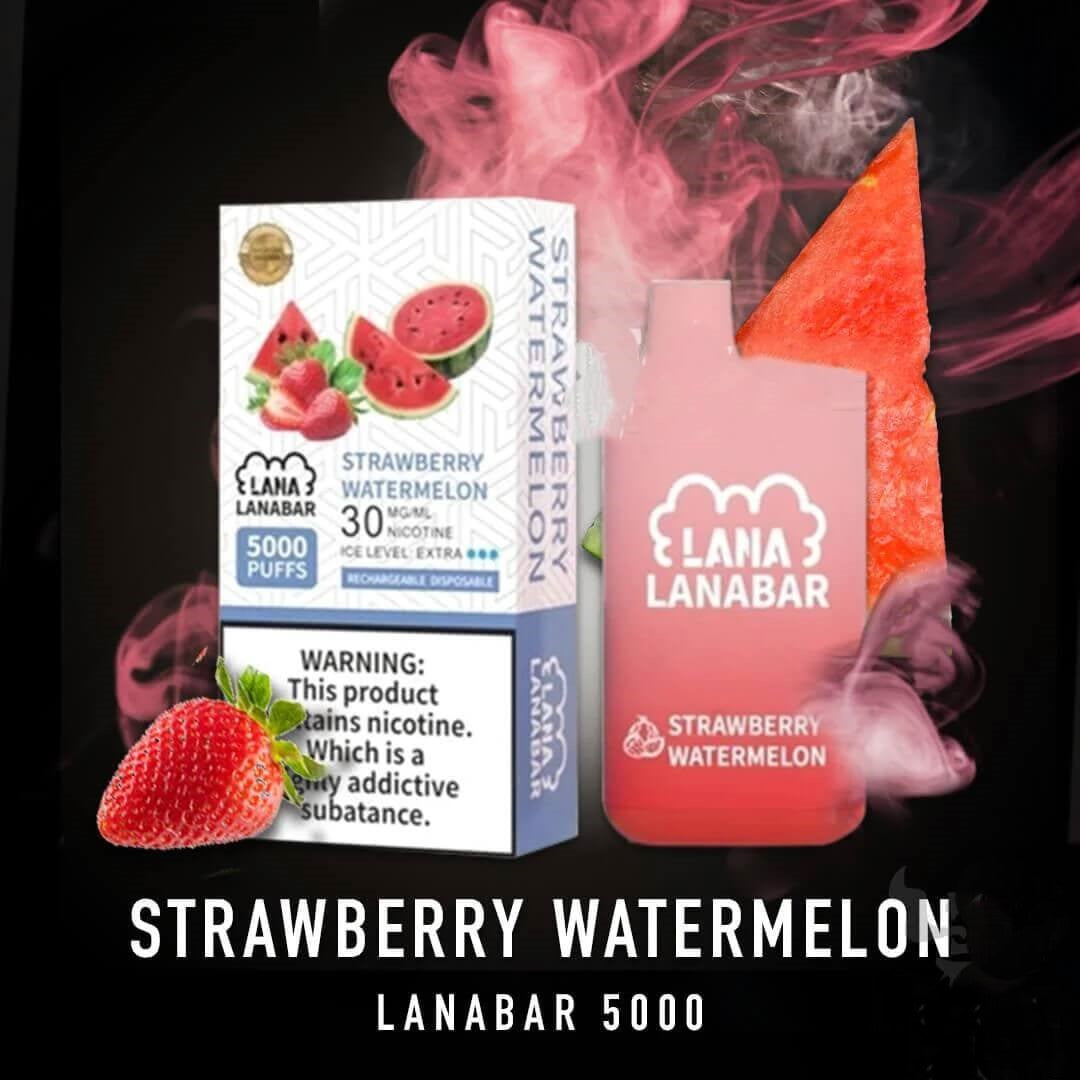 LANABAR-5000PUFF-STRAWBERRY-WATERMELON-singapore-vape-delivery-shop